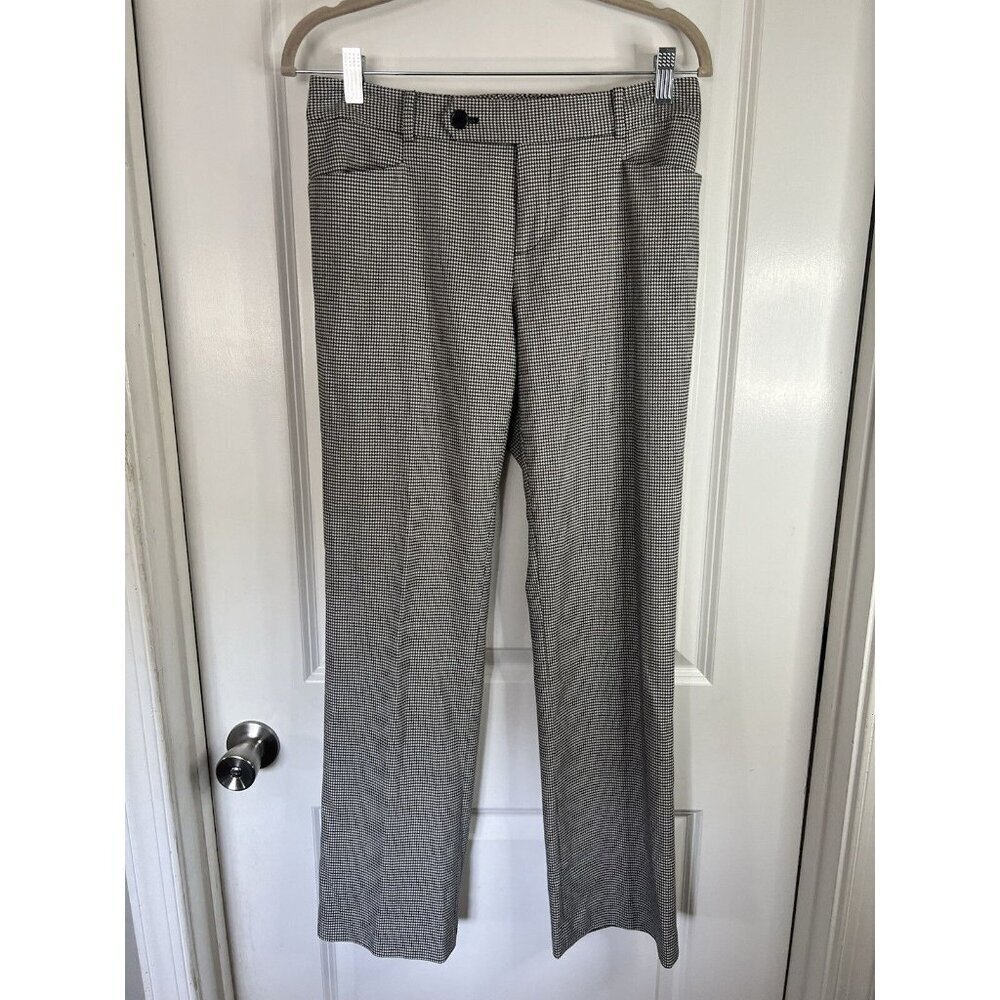 Ralph Lauren Women's Houndstooth Black & White Dress Pants - Size 4P